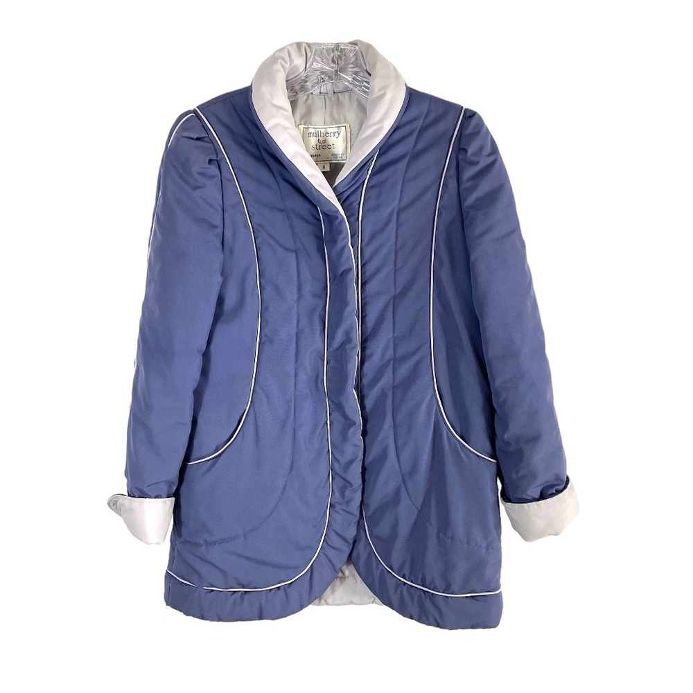 Mulberry Street Vintage Blanket Coat Jacket SZ 8